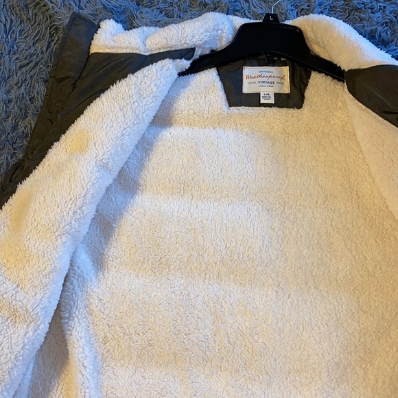 🥶Original Waterproof Vintage Sherpa lined puffer vest size Large - Picture 3 of 4